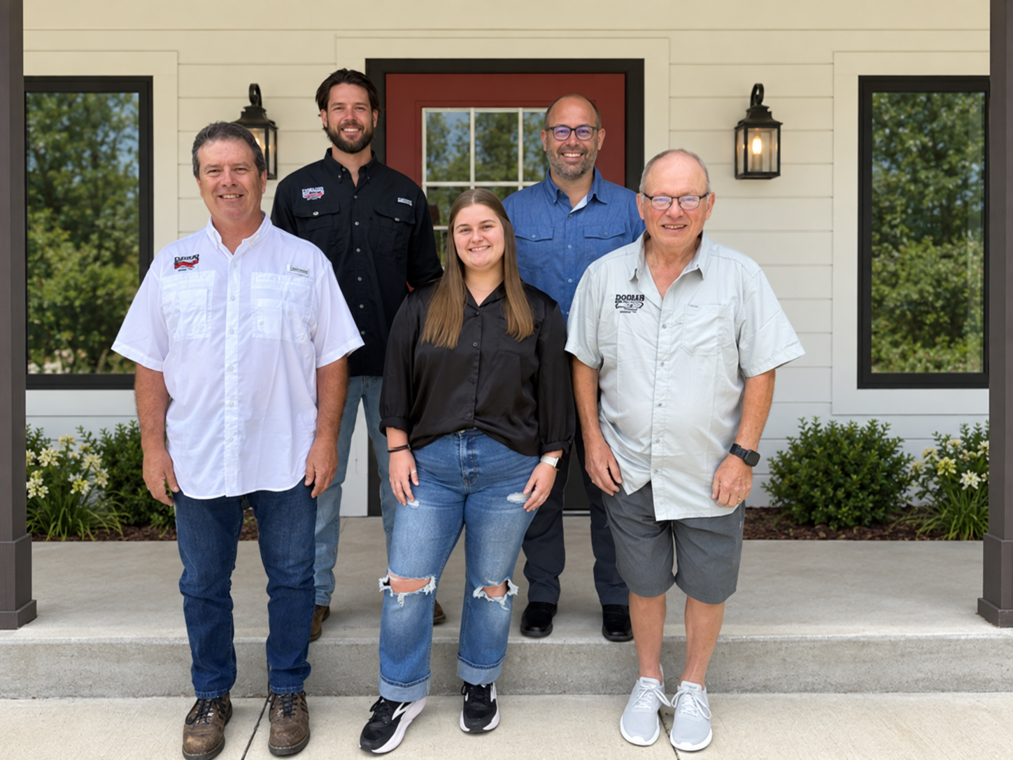 The five-person Dougan Insurance Group team